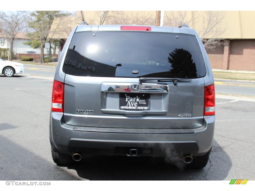 2009 Pilot EX-L 4WD - Nimbus Gray Metallic / Black photo #4