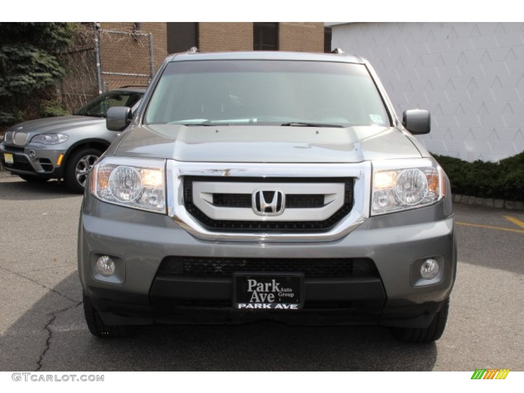 2009 Pilot EX-L 4WD - Nimbus Gray Metallic / Black photo #8