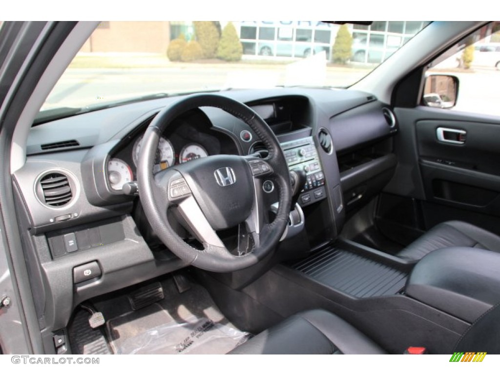 2009 Pilot EX-L 4WD - Nimbus Gray Metallic / Black photo #10