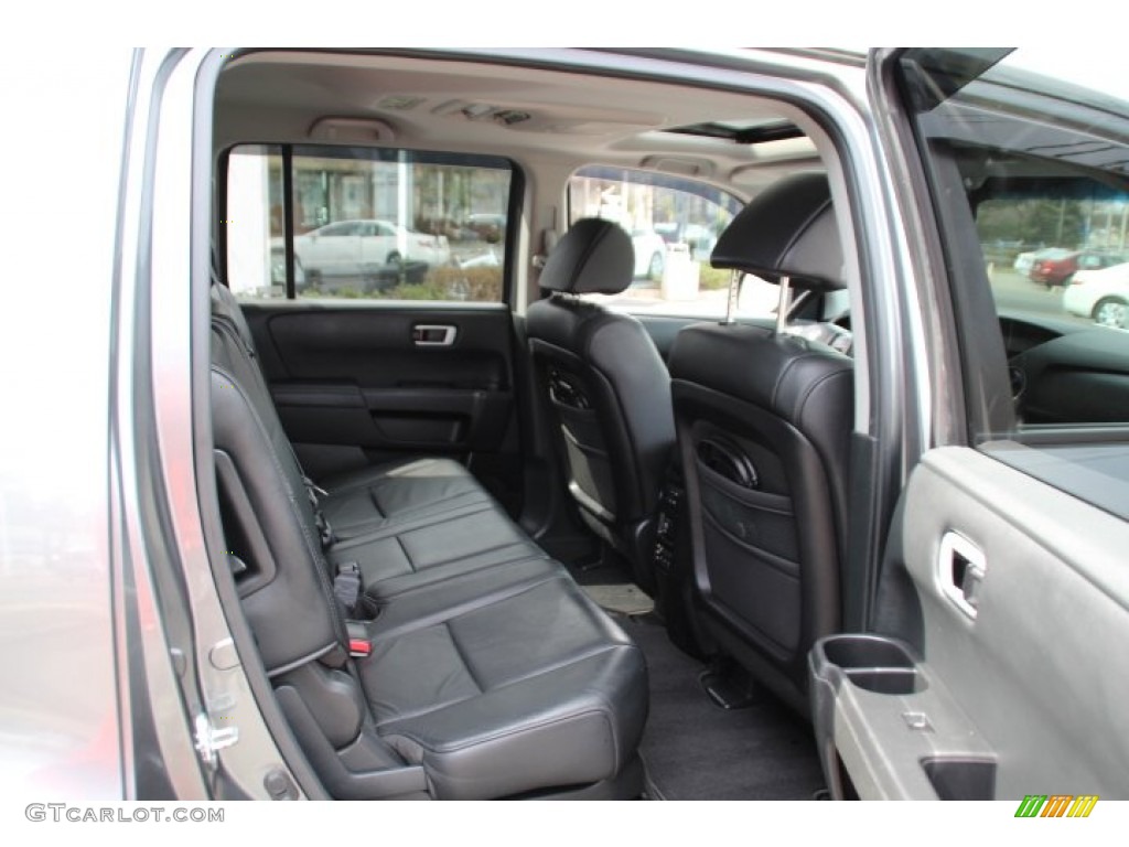 2009 Pilot EX-L 4WD - Nimbus Gray Metallic / Black photo #23