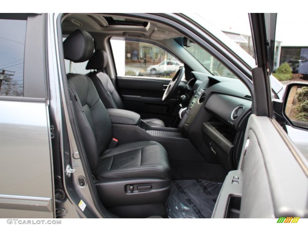 2009 Pilot EX-L 4WD - Nimbus Gray Metallic / Black photo #28