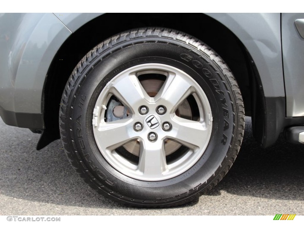 2009 Pilot EX-L 4WD - Nimbus Gray Metallic / Black photo #32