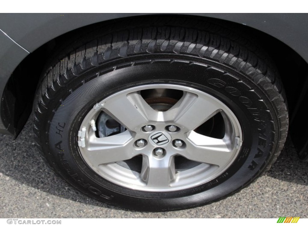 2009 Pilot EX-L 4WD - Nimbus Gray Metallic / Black photo #33