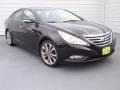 2014 Phantom Black Metallic Hyundai Sonata SE  photo #2