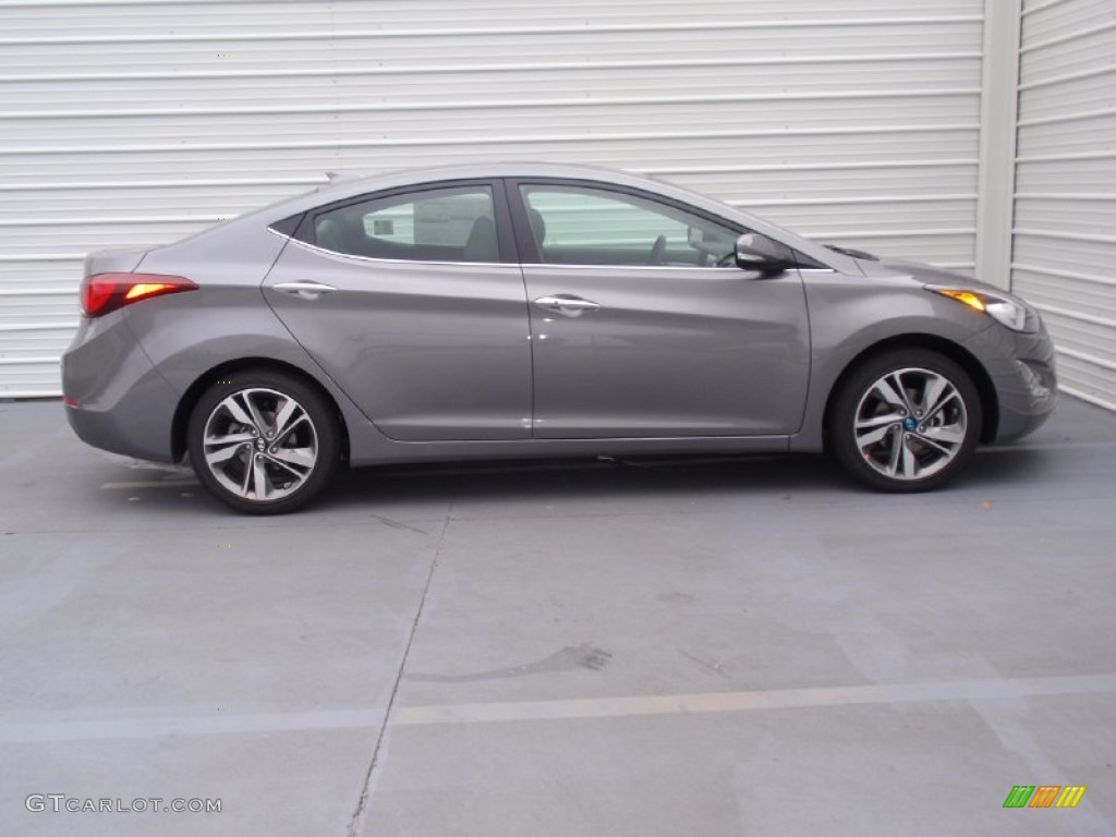 2014 Elantra Limited Sedan - Gray / Gray photo #3