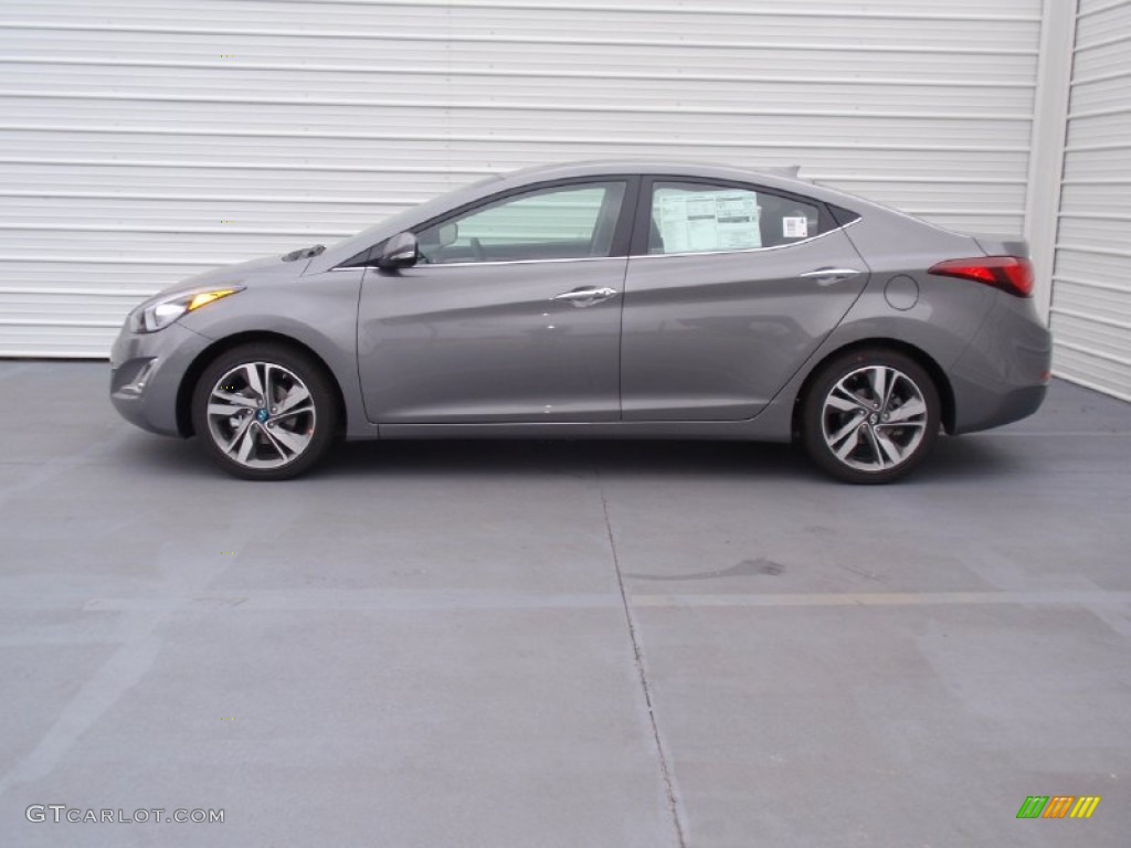 2014 Elantra Limited Sedan - Gray / Gray photo #6