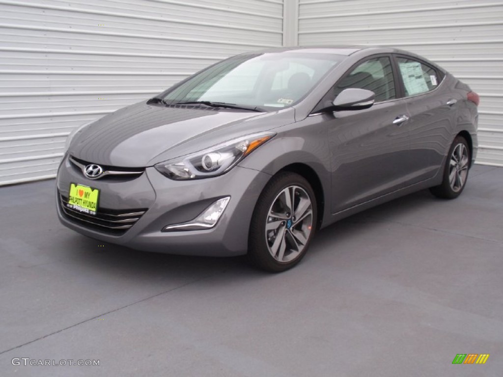 2014 Elantra Limited Sedan - Gray / Gray photo #7