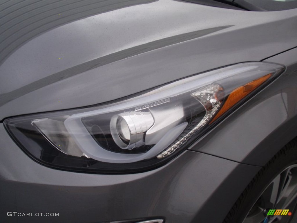 2014 Elantra Limited Sedan - Gray / Gray photo #9