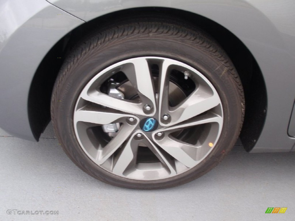 2014 Elantra Limited Sedan - Gray / Gray photo #12