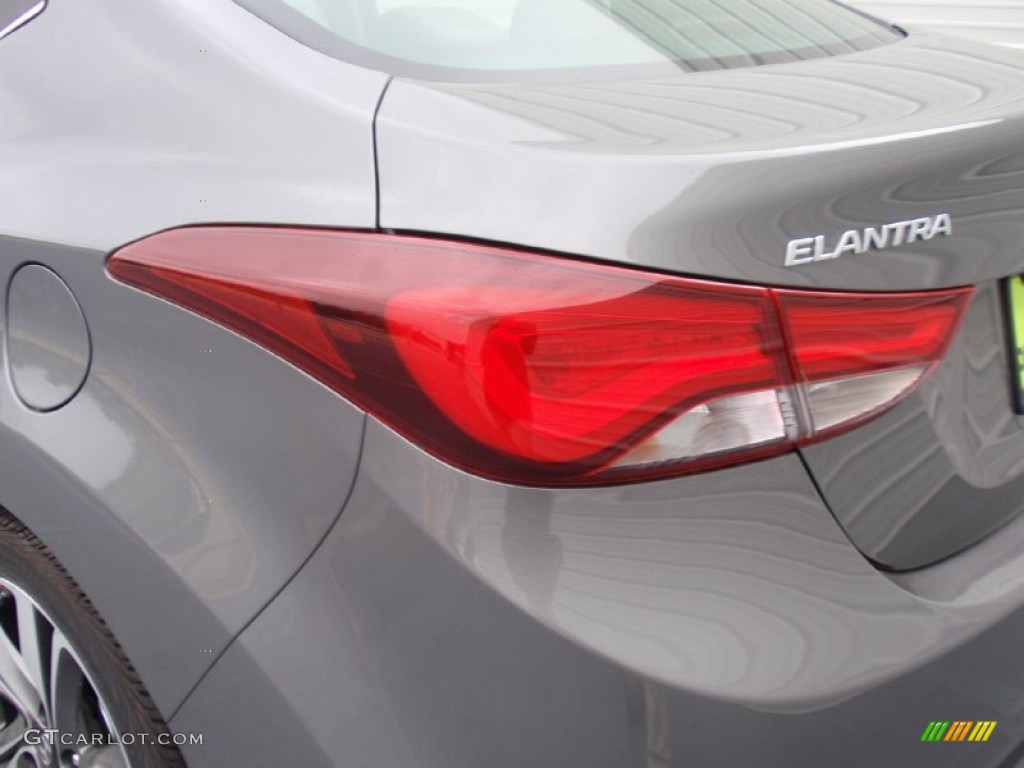 2014 Elantra Limited Sedan - Gray / Gray photo #13