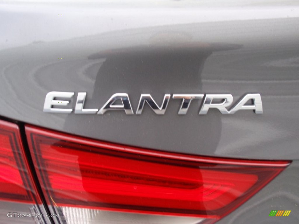 2014 Elantra Limited Sedan - Gray / Gray photo #14