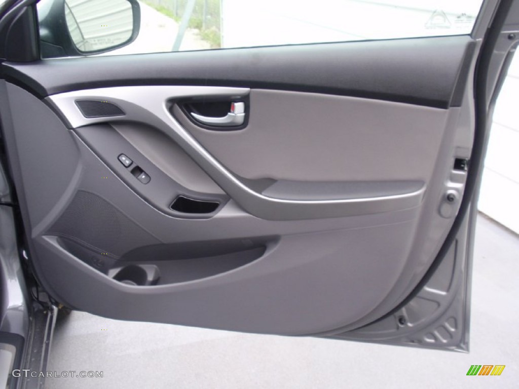 2014 Elantra Limited Sedan - Gray / Gray photo #17