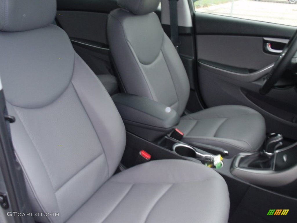 2014 Elantra Limited Sedan - Gray / Gray photo #19