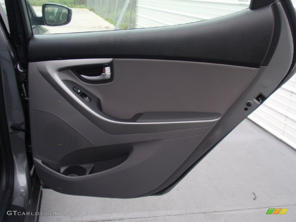 2014 Elantra Limited Sedan - Gray / Gray photo #20