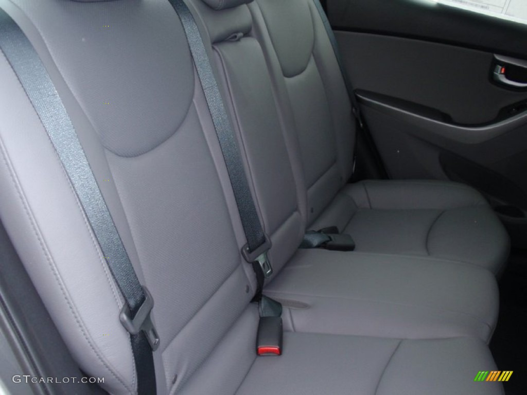 2014 Elantra Limited Sedan - Gray / Gray photo #21