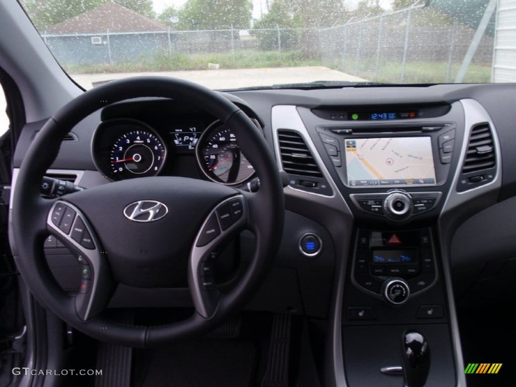 2014 Elantra Limited Sedan - Gray / Gray photo #29