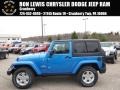 2014 Hydro Blue Pearl Coat Jeep Wrangler Sport 4x4 #91893306