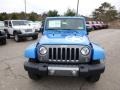 2014 Hydro Blue Pearl Coat Jeep Wrangler Sport 4x4  photo #3