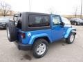 2014 Hydro Blue Pearl Coat Jeep Wrangler Sport 4x4  photo #6