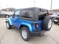 2014 Hydro Blue Pearl Coat Jeep Wrangler Sport 4x4  photo #8