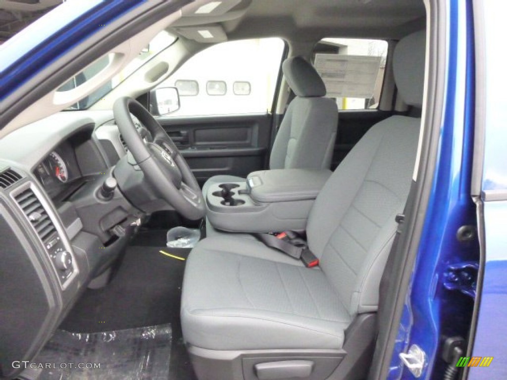 2014 1500 Express Quad Cab 4x4 - Blue Streak Pearl Coat / Black/Diesel Gray photo #10