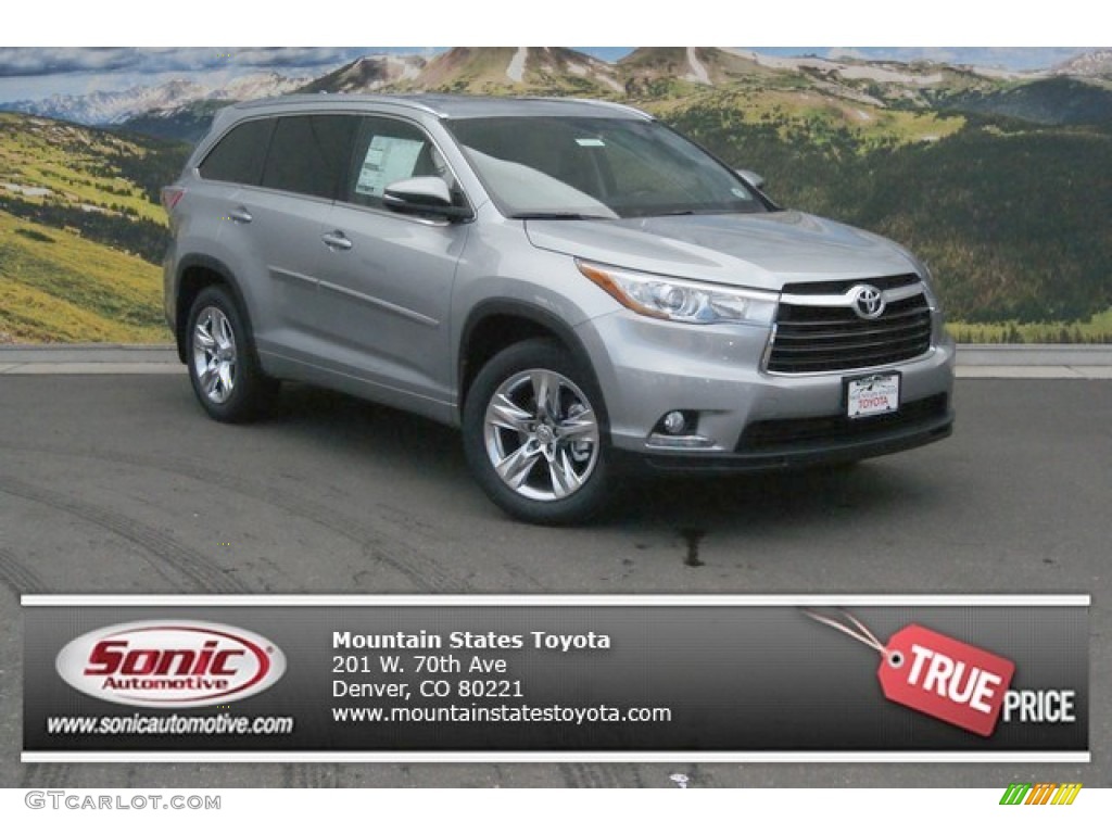 2014 Highlander Limited AWD - Silver Sky Metallic / Ash photo #1