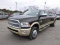 Front 3/4 View of 2014 3500 Laramie Longhorn Crew Cab 4x4 Dually
