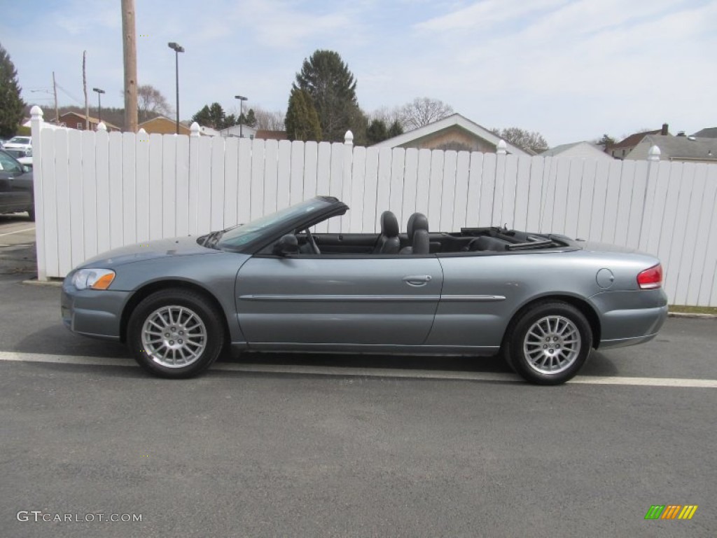 2006 Sebring Touring Convertible - Magnesium Pearl / Dark Slate Gray photo #2