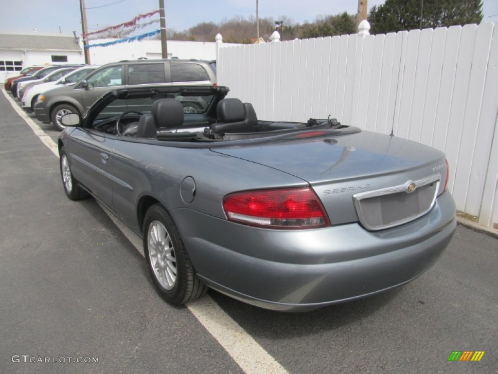 2006 Sebring Touring Convertible - Magnesium Pearl / Dark Slate Gray photo #4