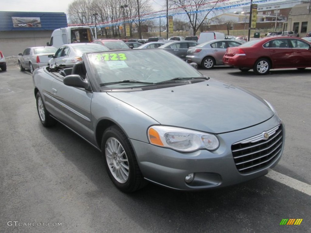 2006 Sebring Touring Convertible - Magnesium Pearl / Dark Slate Gray photo #7