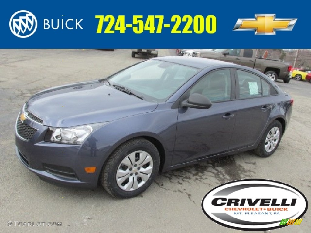 2014 Cruze LS - Atlantis Blue Metallic / Jet Black/Medium Titanium photo #1