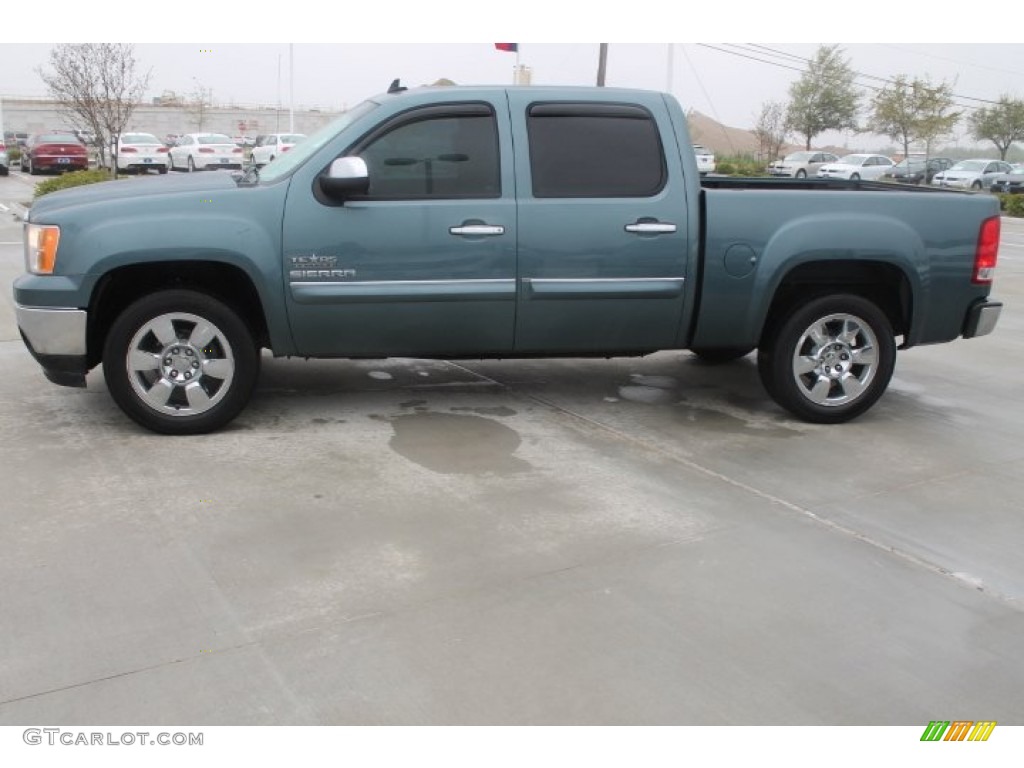Stealth Gray Metallic 2010 GMC Sierra 1500 SLE Crew Cab Exterior Photo #91935524