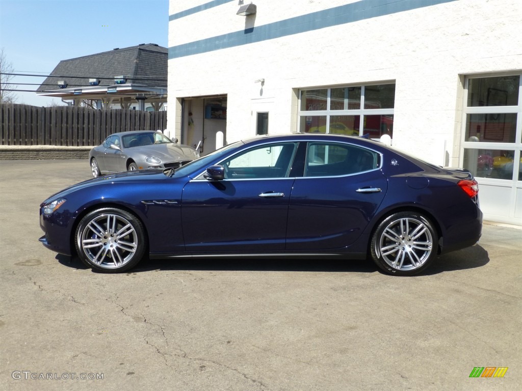 2014 Ghibli S Q4 - Blu Passione (Blue) / Cuoio photo #3