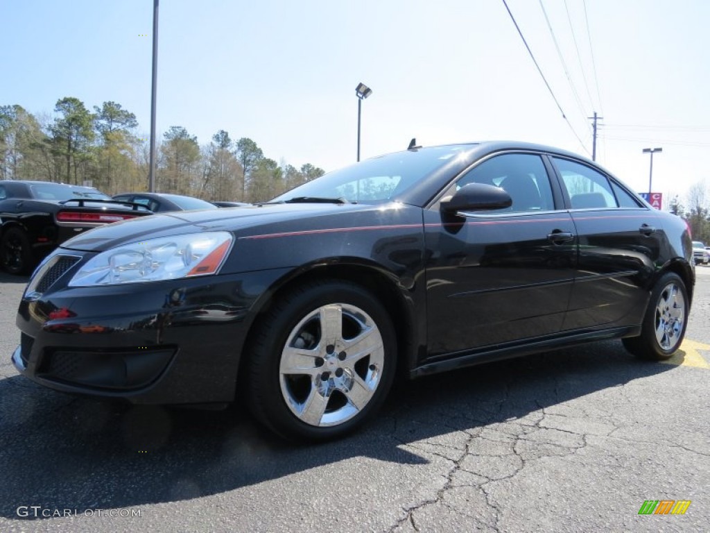 Carbon Black Metallic 2010 Pontiac G6 GT Sedan Exterior Photo #91939370