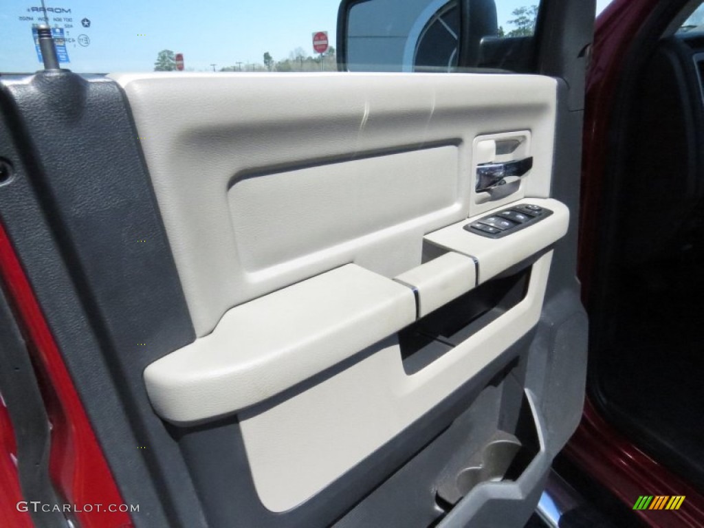 2010 Ram 1500 Big Horn Quad Cab - Inferno Red Crystal Pearl / Dark Slate/Medium Graystone photo #12