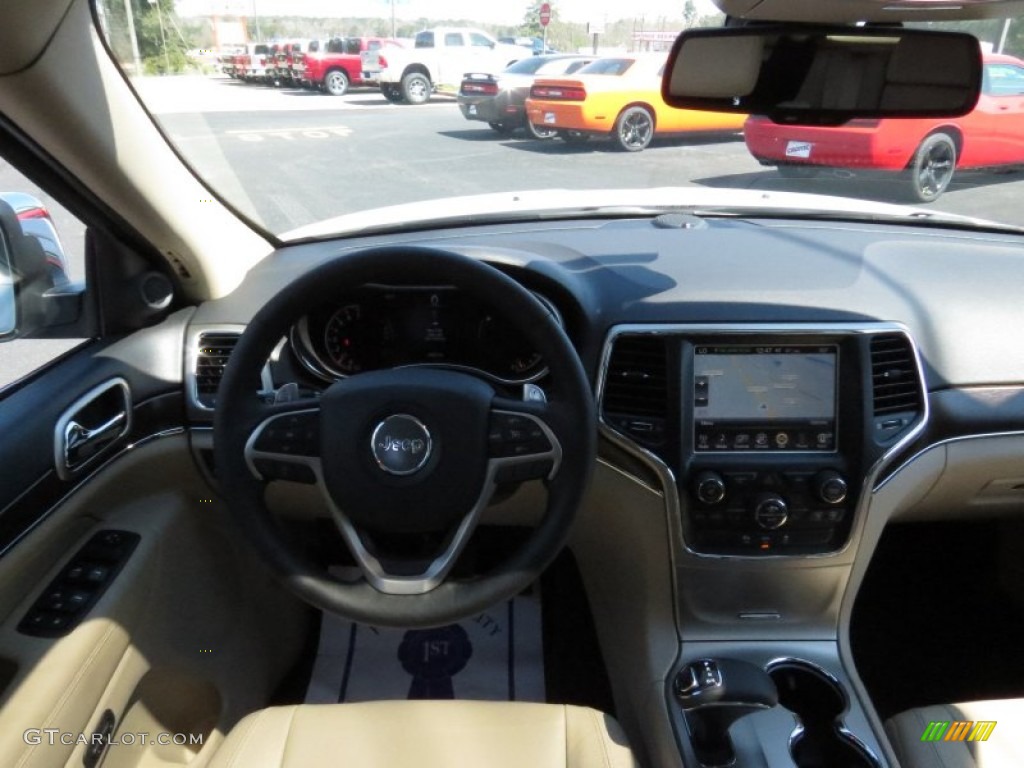 2014 Grand Cherokee Limited - Bright White / New Zealand Black/Light Frost photo #13