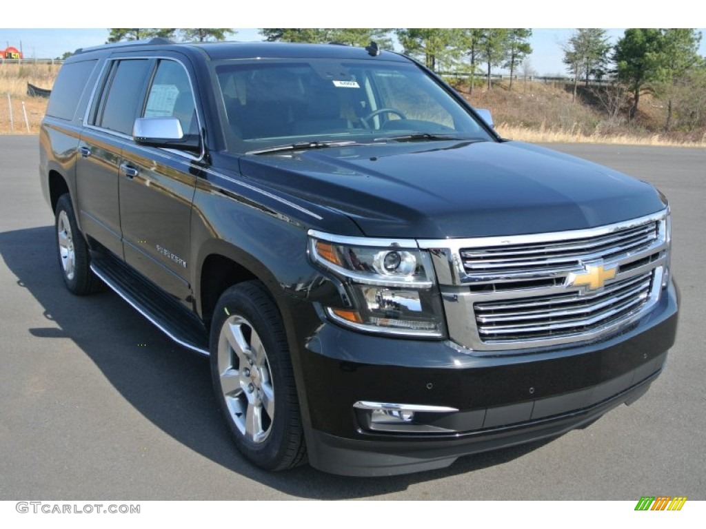 Black 2015 Chevrolet Suburban LTZ 4WD Exterior Photo #91942205