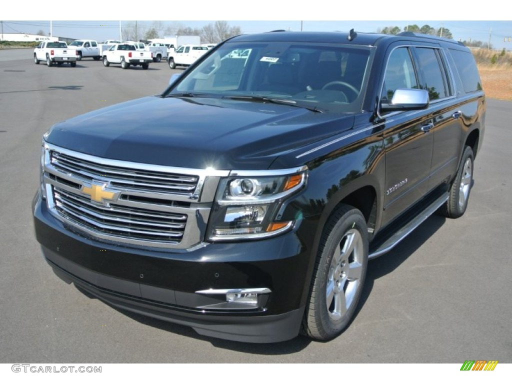 2015 Suburban LTZ 4WD - Black / Jet Black photo #2