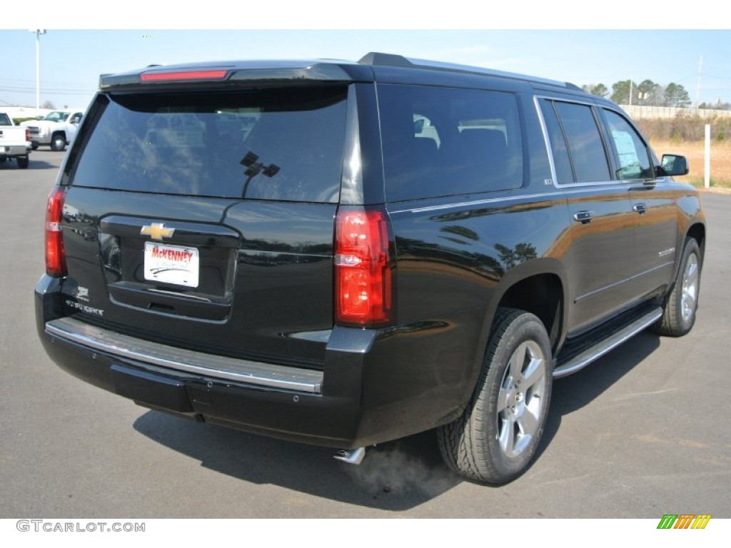 2015 Suburban LTZ 4WD - Black / Jet Black photo #5
