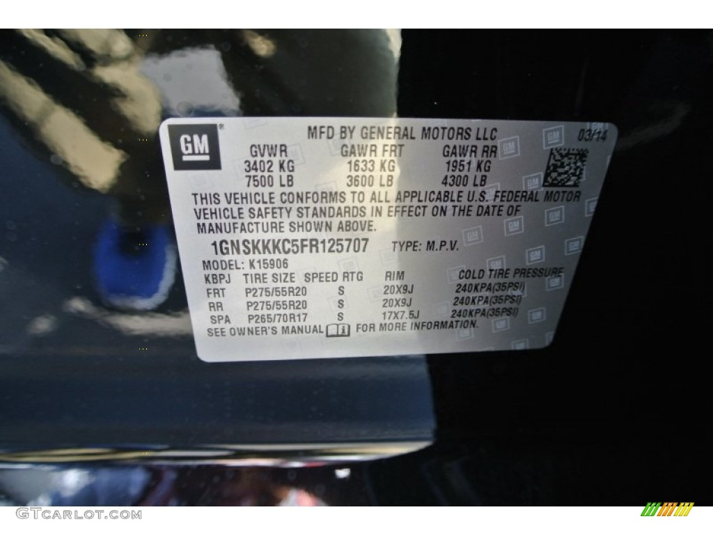 2015 Suburban LTZ 4WD - Black / Jet Black photo #7