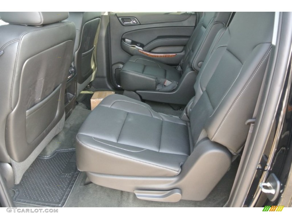 Jet Black Interior 2015 Chevrolet Suburban LTZ 4WD Photo #91942271