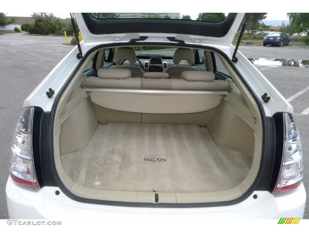 2005 Prius Hybrid - Super White / Ivory/Brown photo #15