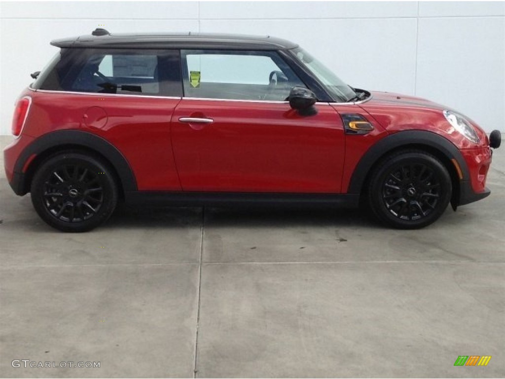 Blazing Red Metallic 2014 Mini Cooper Hardtop Exterior Photo #91944434