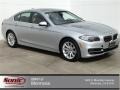 2014 Glacier Silver Metallic BMW 5 Series 535i Sedan  photo #1