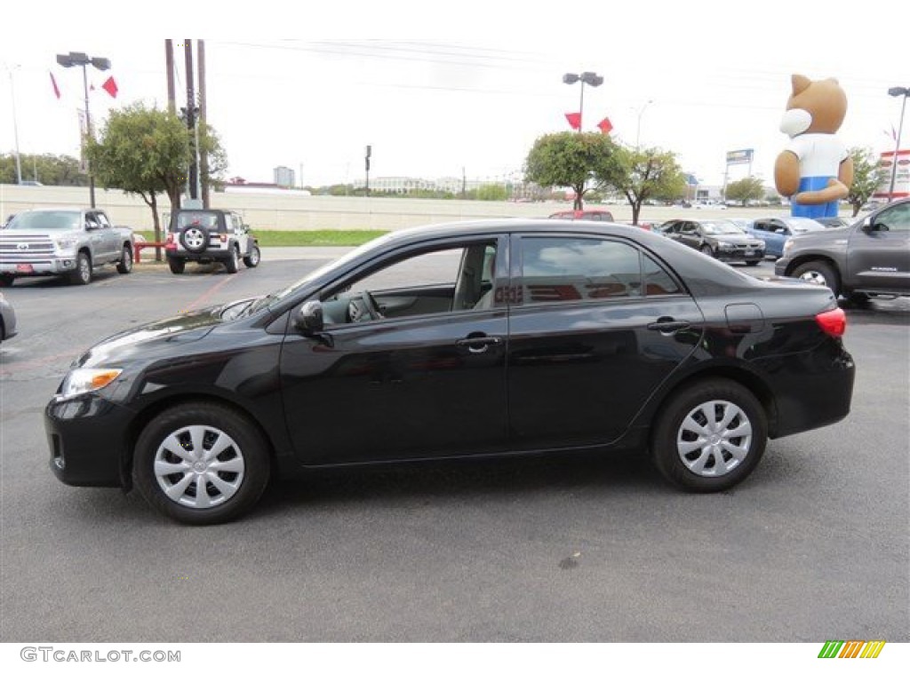 Black Sand Pearl 2013 Toyota Corolla L Exterior Photo #91946195