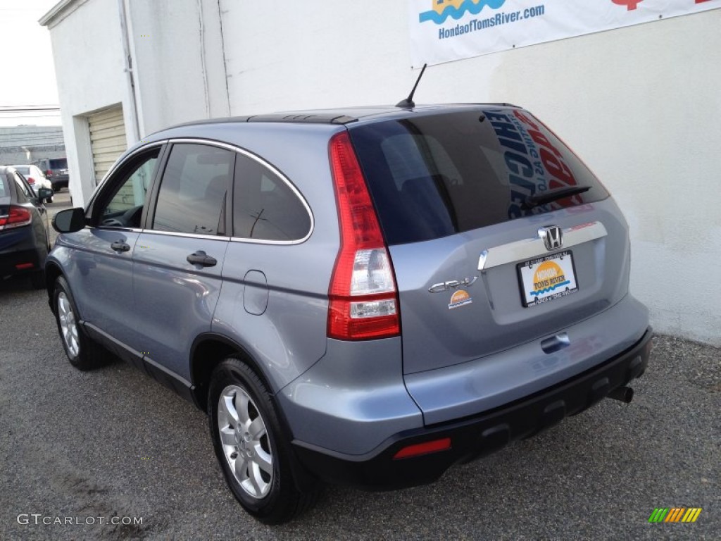 2009 CR-V EX - Glacier Blue Metallic / Gray photo #8