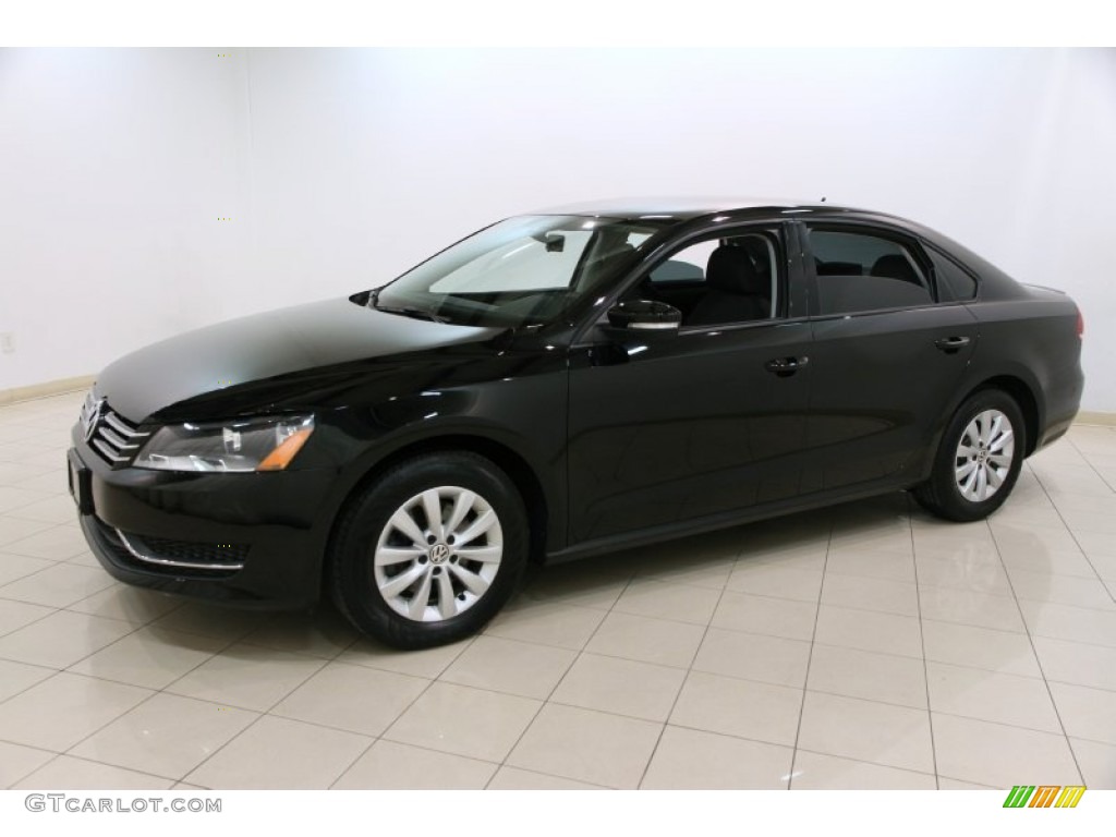 Black 2013 Volkswagen Passat 2.5L S Exterior Photo #91948190