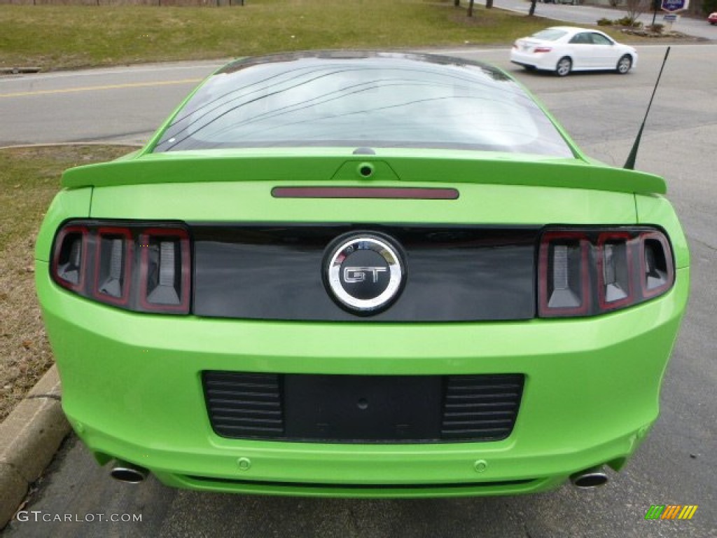 2014 Mustang GT Premium Coupe - Gotta Have it Green / Charcoal Black photo #3