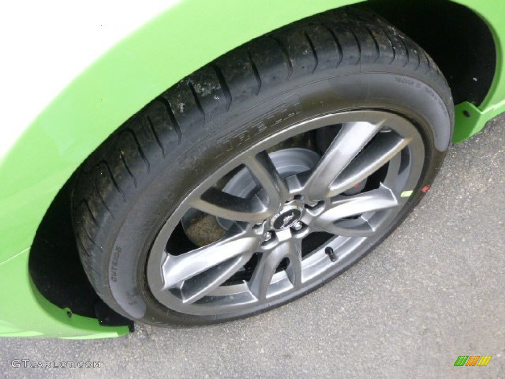 2014 Mustang GT Premium Coupe - Gotta Have it Green / Charcoal Black photo #7