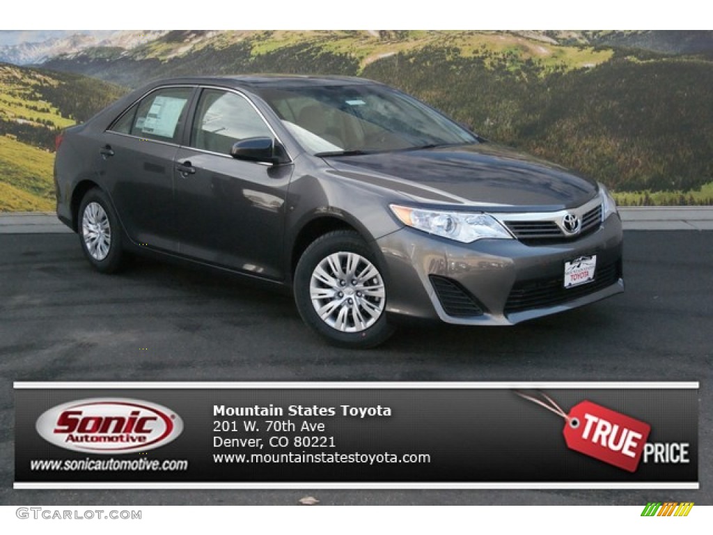 2014 Camry L - Magnetic Gray Metallic / Ivory photo #1
